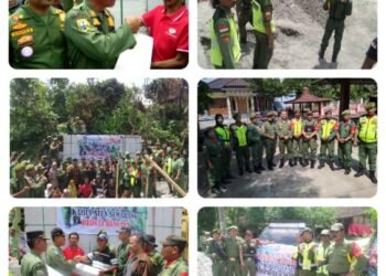 Bantuan Terdampak Kebakaran Di Desa Dadap Ayam Di Berikan oleh SATLIMAS Kabupaten Semarang, Satpol PP Dan BPBD