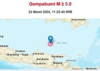 Gempa Berkekuatan M 6,1 Guncang Tuban, Tidak Berpotensi Tsunami, terasa hingga Kota Kudus