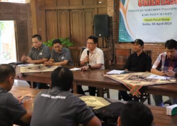 Wabup Sleman Membuka Acara Orientasi Organisasi Pengurus PWI Kabupaten Sleman
