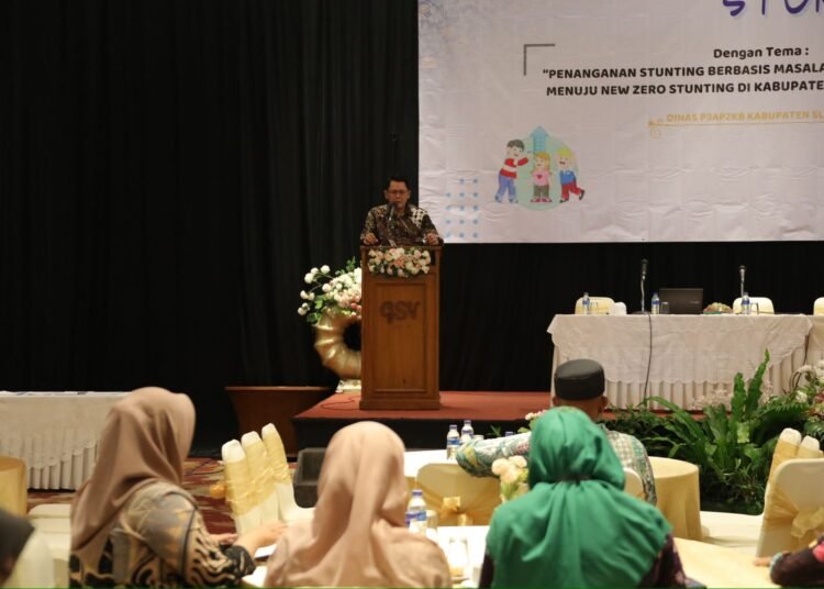 Sleman Catat Kemajuan Penurunan Stunting: Bupati Kustini dan Wabup Danang Galakkan Kolaborasi di Workshop Rembuk Stunting