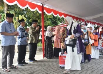 Kloter Pertama Calon Jamaah Haji Sleman Telah Diberangkatkan Jumat Pagi