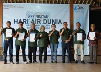 Peringati Hari Air Dunia, Pemkab Sleman Lakukan Penanaman Pohon dan Tebar Benih Ikan