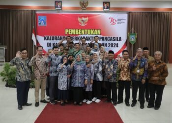 Bupati Kustini Kukuhkan Enam Kalurahan Berkarakter Pancasila