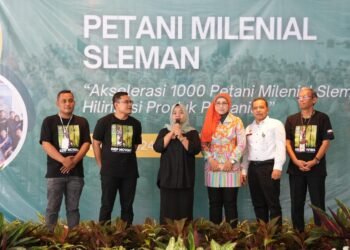 Dukung Hilirisasi Produk Pertanian, Bupati Sleman Akselerasi 1000 Wirausaha Petani Milenial