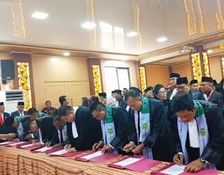 PERADI PARB Melantik 16 Advokat Baru di Pengadilan Tinggi: Meneguhkan Profesi Mulia dalam Hukum