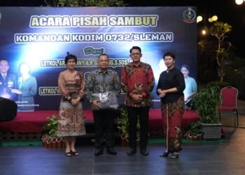 Hadiri Pisah Sambut Komandan Kodim 0732/Sleman, Bupati Sleman Ucapkan Terimakasih Atas Dedikasi Dalam Membangun Sleman