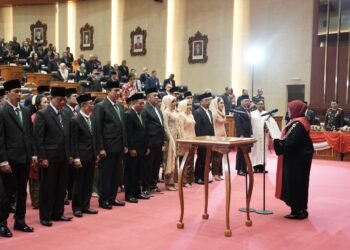50 Anggota DPRD Sleman Periode 2024-2029 Telah Resmi Dilantik