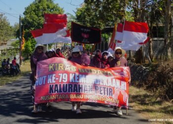 Partisipasi Kalurahan Petir dalam Pawai: Wujud Cinta Tanah Air