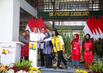 Selesai Direvitalisasi, Presiden Jokowi Resmikan Pasar Induk Godean