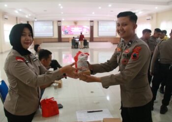 Kudus Gelar Donor Darah untuk Rayakan HUT Humas Polri ke-73, 80 Peserta Berpartisipasi