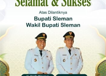 Ucapan Selamat untuk Bupati dan Wakil Bupati Sleman yang Baru