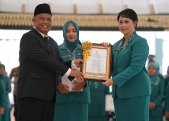 Bupati Harda Hadiri Sertijab Sekaligus Melantik Pengurus TP PKK Sleman