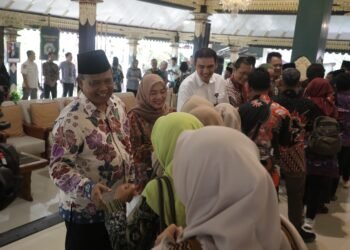 Syawalan Paguyuban Lurah dan Pamong se-Kabupaten Sleman “Suryo Ndadari”, Harda Tekankan Kekompakan