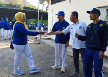  Mahasiswa KKN, UNW Semarang Meriahkan Senam Sehat Bersama Warga Mlati Kidul Kudus