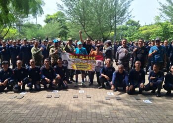 PP POLRI Kudus Gelar Tanding Plank Spektakuler, Satukan Semangat Disiplin dan Kepedulian Sosial