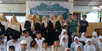 Safari Ramadhan An-Nida, Berbagi Kebahagiaan Bersama Yatim di LKSA An-Naba Rembang