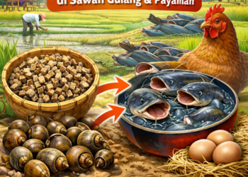Dari Hama Menjadi Berkah” — Revolusi Pakan Keong di Sawah Gulang & Payaman Kudus (Oleh: Rochmad Taufiq)