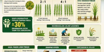 Jajar Legowo, Inovasi Cerdas Menuju Ketahanan dan Kedaulatan Pangan Indonesia