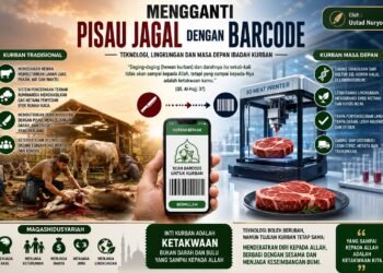 Mengganti Pisau Jagal dengan Barcode  Antara Teknologi, Krisis Lingkungan, dan Masa Depan Ibadah Kurban