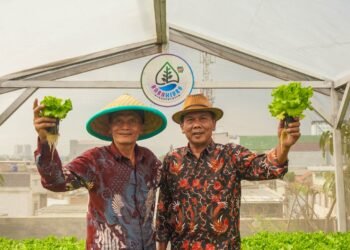 USAI ASESMEN DI BBPP LEMBANG, PESERTA KUNJUNGI ROOFTOP ORGANIK MILIK Mr. BAYU